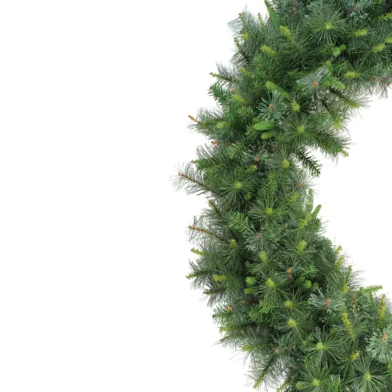 Northlight Ashcroft Cashmere Pine Artificial Commercial Christmas Wreath - 6' - Unlit Green {5}