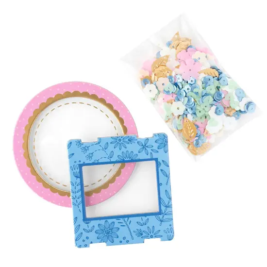 American Crafts Poppy And Pear Shaker Frames 9/Pkg-Gold Foil {5}