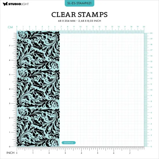 Studio Light Essentials Clear Stamps-Nr. 621, Swirl Background {3}