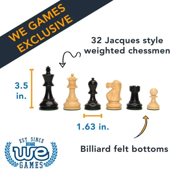 Bobby Fischer Metal Ultimate Chess Set, Wood Board 21.75 in., 3.6 in. King {3}