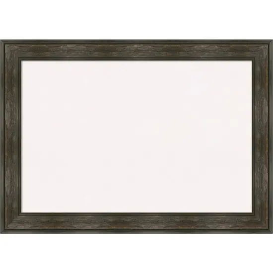 Rail Rustic Char Framed Corkboard, White Cork {1}