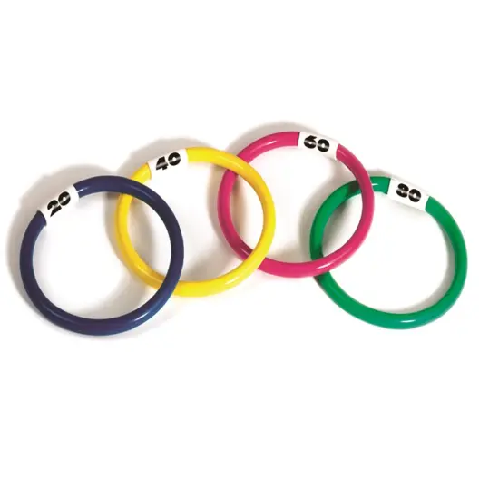 Swim Central 18" Vibrantly Colored 4-In-1 Fun Pack Swimming Pool Game Set Green {5}