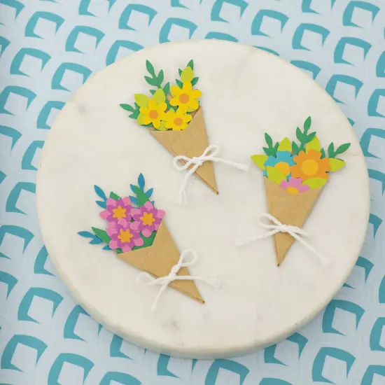 Paige Evans Splendid Dimensional Stickers - Bouquets, 9pcs {5}