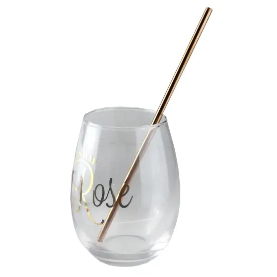 Wild Eye Set of 4 Handcrafted Antique Copper Stainless Steel Re-usable Drinking Straws 8.5" {4}