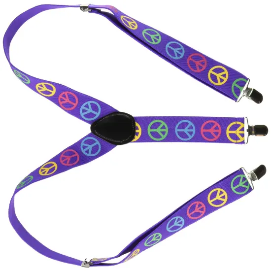 Peace Sign Suspenders (Pack of 12) {1}