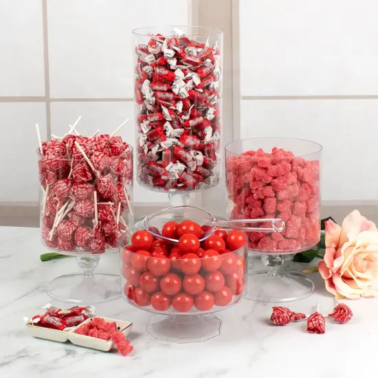 Value Size Candy Buffet - 775pcs (7.3 lbs) - Pink, Light Blue, Green, Red & Purple & More {2}