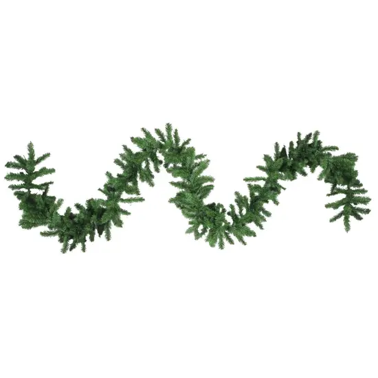 Northlight Balsam Pine Artificial Commercial Christmas Garland - 50' x 14" - Unlit Green {3}