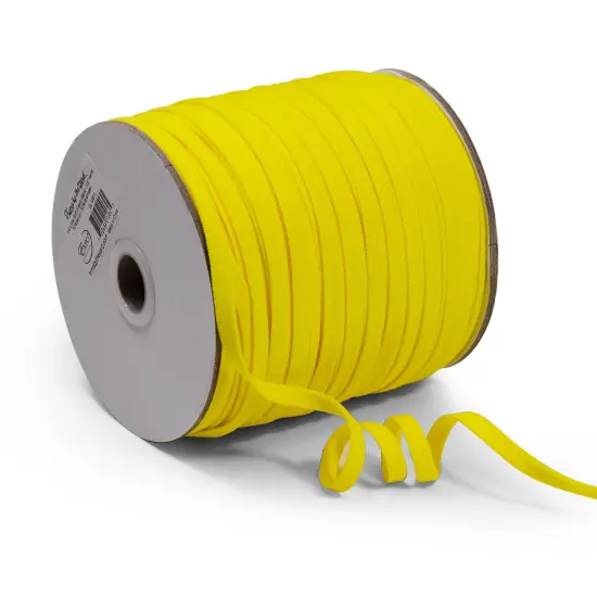 1/4" Ultra Soft Knit Elastic Band - 100 Yard Spool Yellow {1}