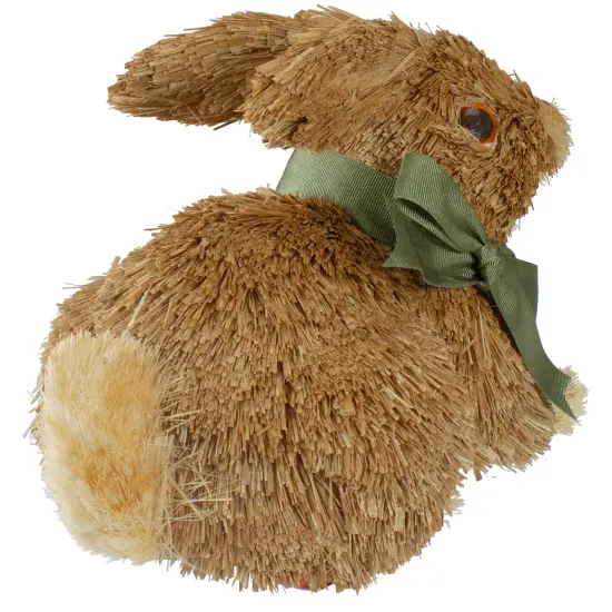 Northlight Brown Sisal Bunny Rabbit Easter Decoration - 8" {6}