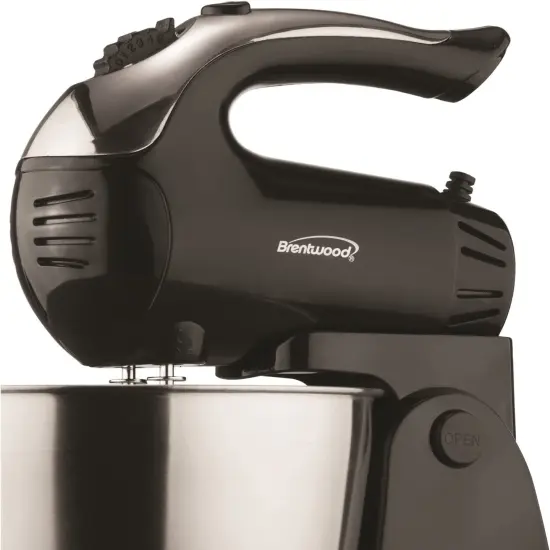 Brentwood 5-SPEED STAND MIXER - BLK/SS {4}