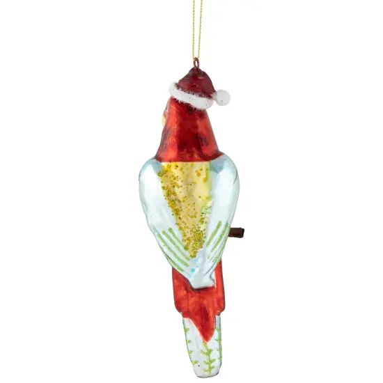 Northlight 6.5" Tropical Bird Glass Christmas Ornament Multi {6}