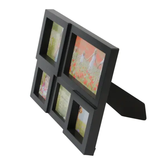 Northlight Multi-Sized Photo Collage Picture Frame - 11.5" - Black {3}