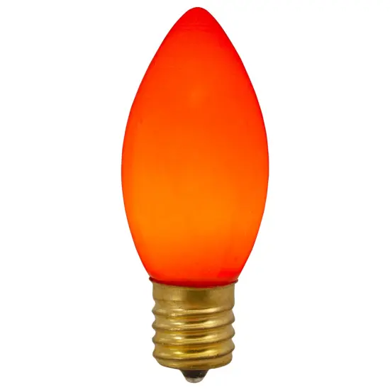 Northlight C9 Opaque Christmas Replacement Bulbs - Orange - 4ct {1}