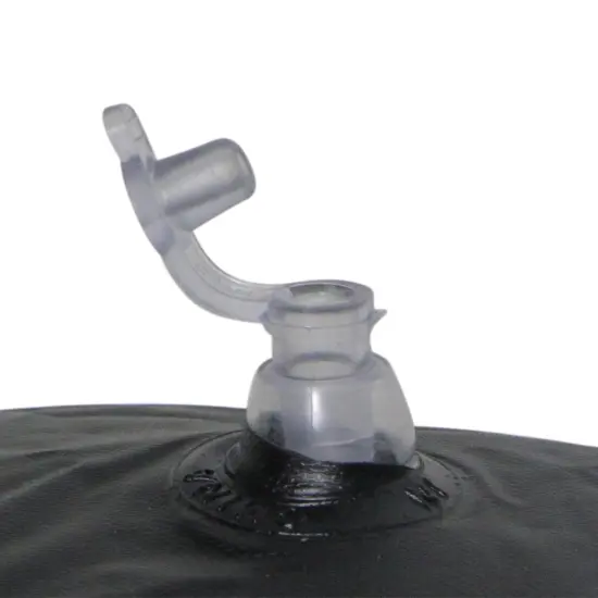 Swim Central 51" Yellow and Black Shark Inflatable Wet-Ski Pool Squirter with Gripped Handles {4}