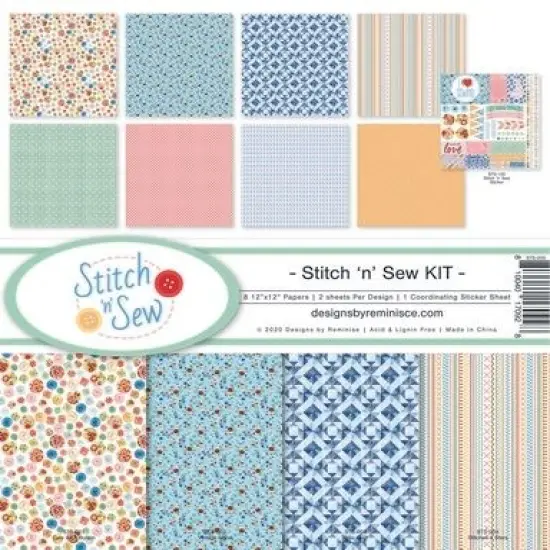 Reminisce Stitch & Sew Collection Kit {1}