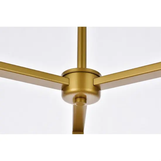 Vino 3 lights pendant in brass {6}