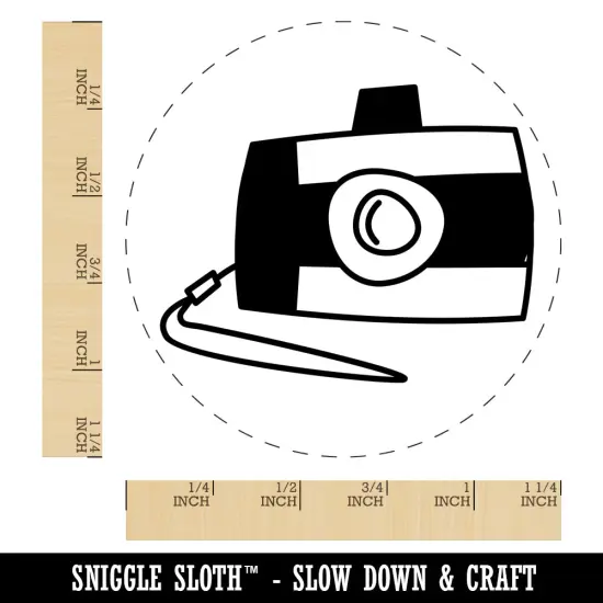 Digital Camera Doodle Rubber Stamp for Stamping Crafting Planners {1}