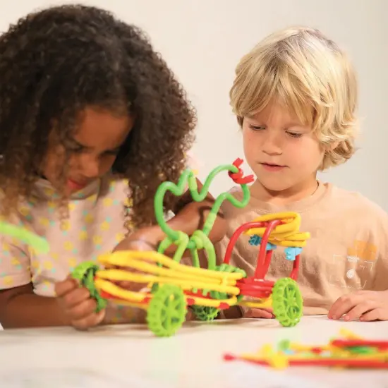 Spaghetteez Spaghetteez Flexible Construction & Building Set - 100 Pieces {4}