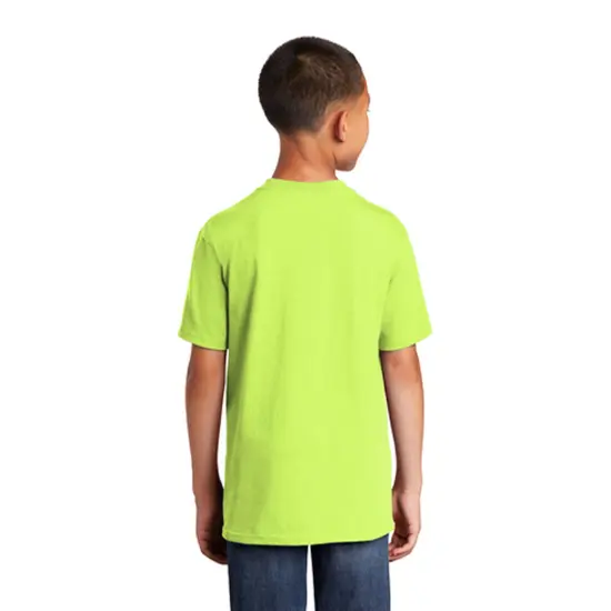 Port & company&reg; Youth Core Cotton Crew Neck Short Sleeve Tee {6}