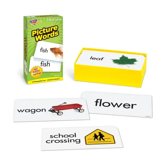 Picture Words Skill Drill Flash Cards, 3 Packs {6}