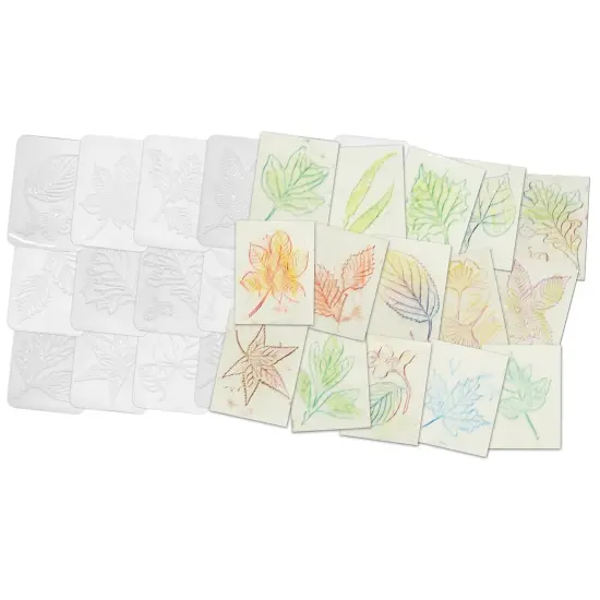 Leaf Rubbing Plates, 16 Per Pack, 2 Packs {1}