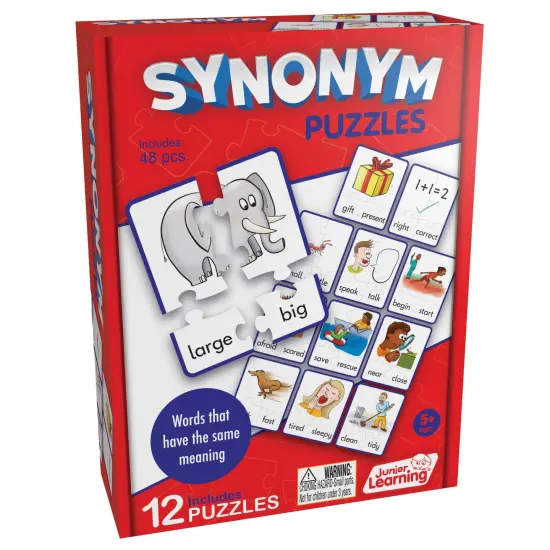 Synonym Puzzles, 12 Per Set, 3 Sets {4}