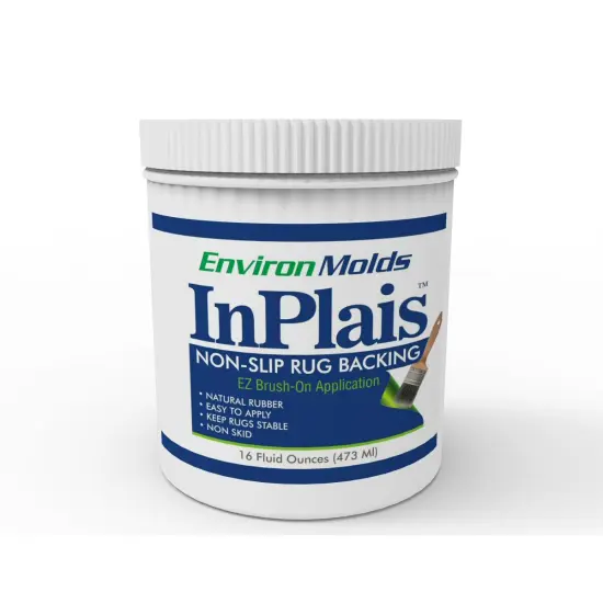 InPlais Non-Slip Area Rug Backing (16 oz.) Fabric & Floor Safe Latex Layer | Kitchen, Bathroom, Hallway, Living Room {1}