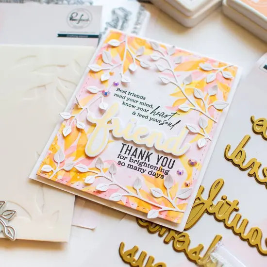 Pinkfresh Studio Hot Foil Plate-Phrase Builder: Hello Hot Foil {5}