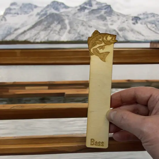 Bookmark - Bass - Birch wood {6}