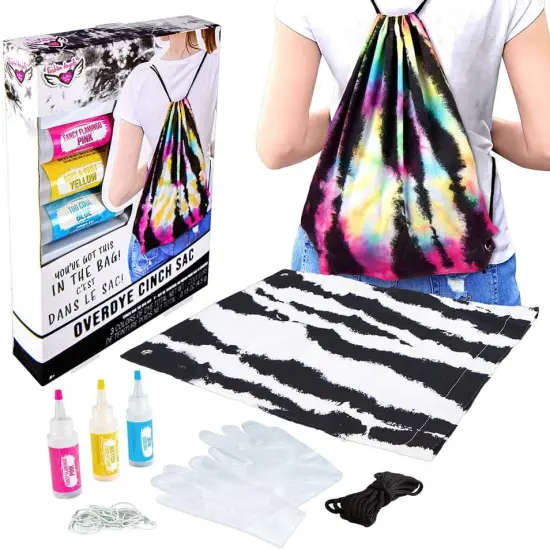 Fashion Angels Overdye Cinch Sak DIY Tie Dye Kit {1}
