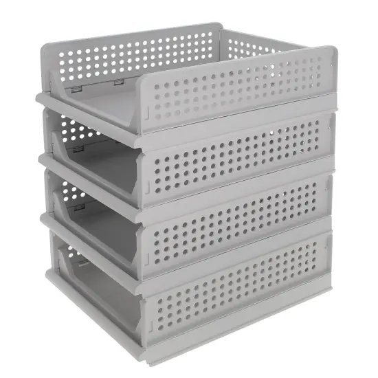 Creekview Home Emporium Stacking Drawer Organizer - 4 Plastic Stackable Drawers {5}