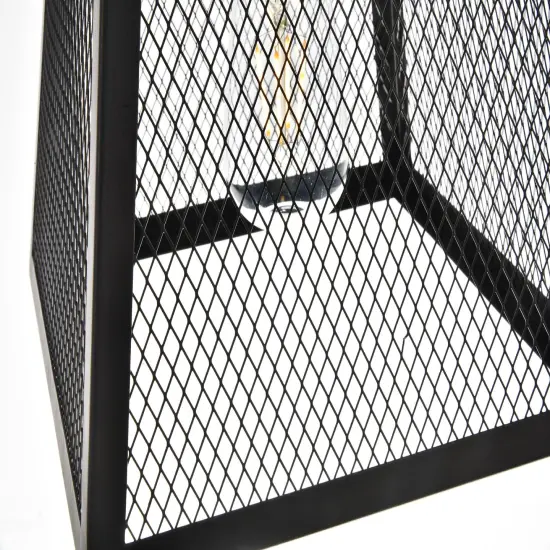 Talon Collection Pendant D9.8 H10.4 Lt:1 Matte Black Finish {6}