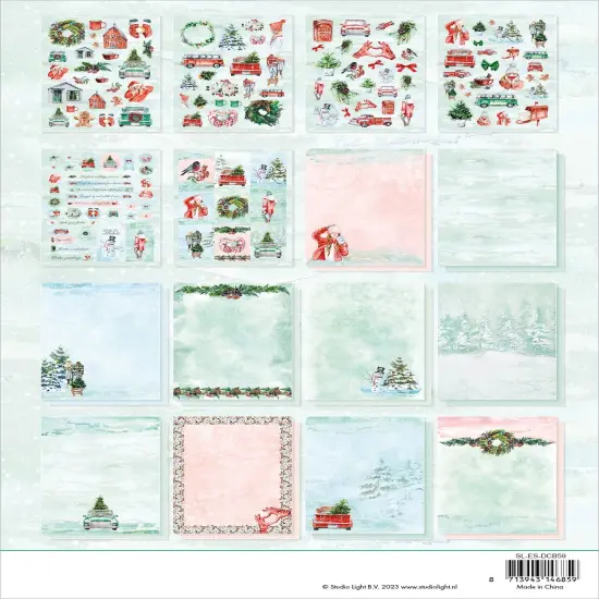 Studio Light Essentials DIY Block Paper 32/Pkg-Nr. 59, Winter Fun {2}