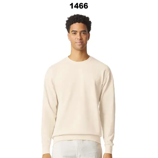 Comfort Colors&reg; Garment Dyed Lightweight Fleece Crewneck Sweatshirt Pepper {3}