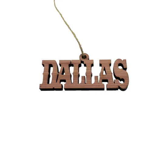 dallas - Cedar Ornament {1}