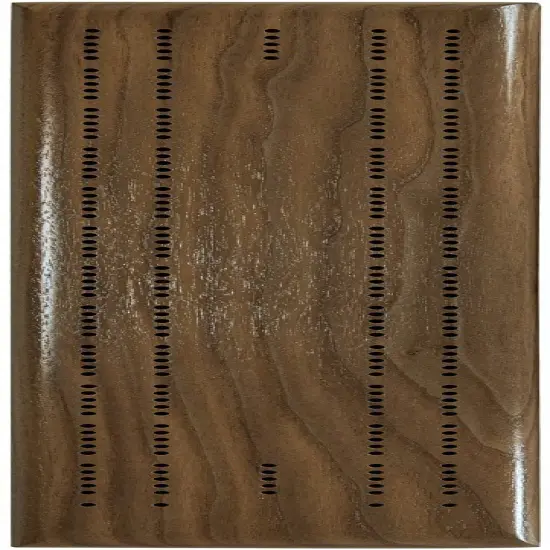 WE Games Competition Cribbage Set (Made in USA) - Solid Wood Sprint 2 Track Board with Metal Pegs {6}