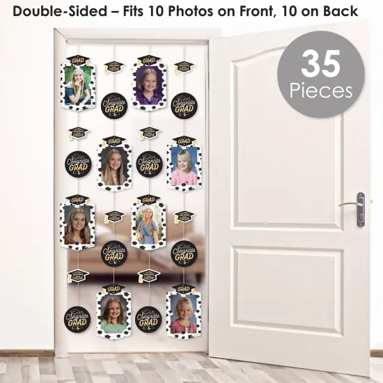 Big Dot of Happiness Hello College - Graduation Party Vertical Photo Garland 35 Pieces {3}