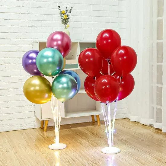 Balloon Column Arch Stand Base Display with Light Kit-1 Set {2}