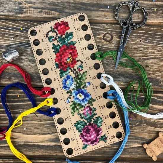 Blank for embroidery with thread on wood FLHW-019 {5}