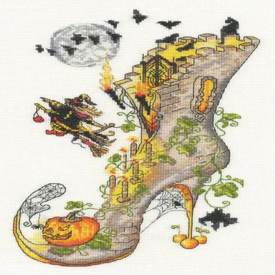 All Hallows' PartyXSK14 Counted Cross Stitch Kit {3}