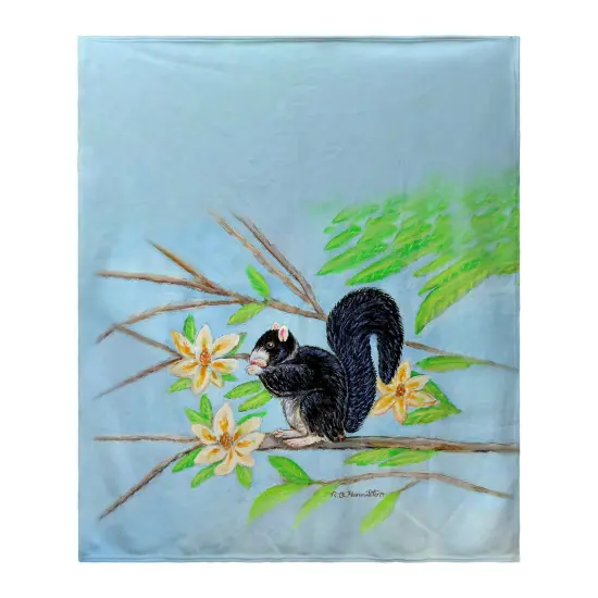 Betsy Drake Fox Squirrel Throw Multicolor {1}