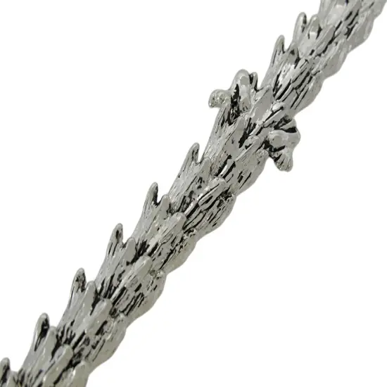 Chrome Plated Dragon Link Toggle Clasp Bracelet {3}