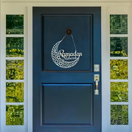 Ramadan Decorations for home - Ramadan mubarak sign (12 inches) - Ramadan Decorations for home - Ramadan decor - Ramadan gifts - Ramadan door decoration - Ramadan sign {3}