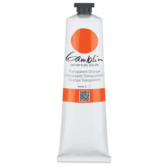 Gamblin Artist's Oil Color - Transparent Orange, 150 ml tube {2}