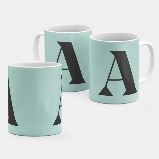 Monogram Letter 11oz Mug XII {2}