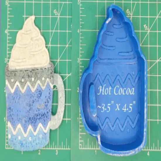 Hot Cocoa Silicone Freshie Mold {1}