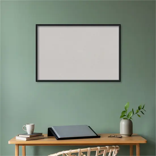 Lucie Wood Framed Corkboard, Grey Cork Lucie Black {5}
