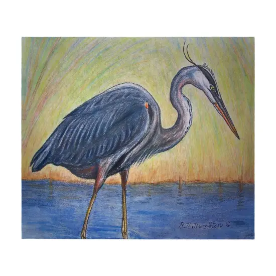 Betsy Drake Blue Heron 30 Inch By 50 Inch Comfort Floor Mat {1}