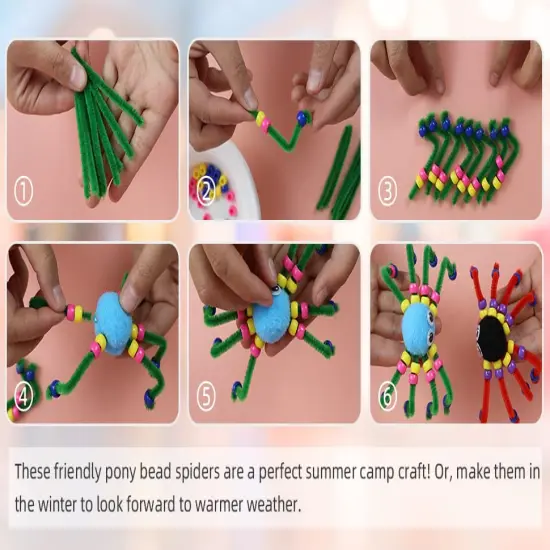 3000+ pcs Pony Beads, Multi-Colored Bracelet Beads, Beads for Hair Braids, Beads for Crafts, Plastic Beads, Hair Beads for Braids (Large Pack, Classic)&hellip; {3}