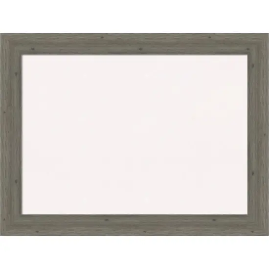 Fencepost Narrow Wood Framed Corkboard, White Cork Grey {1}